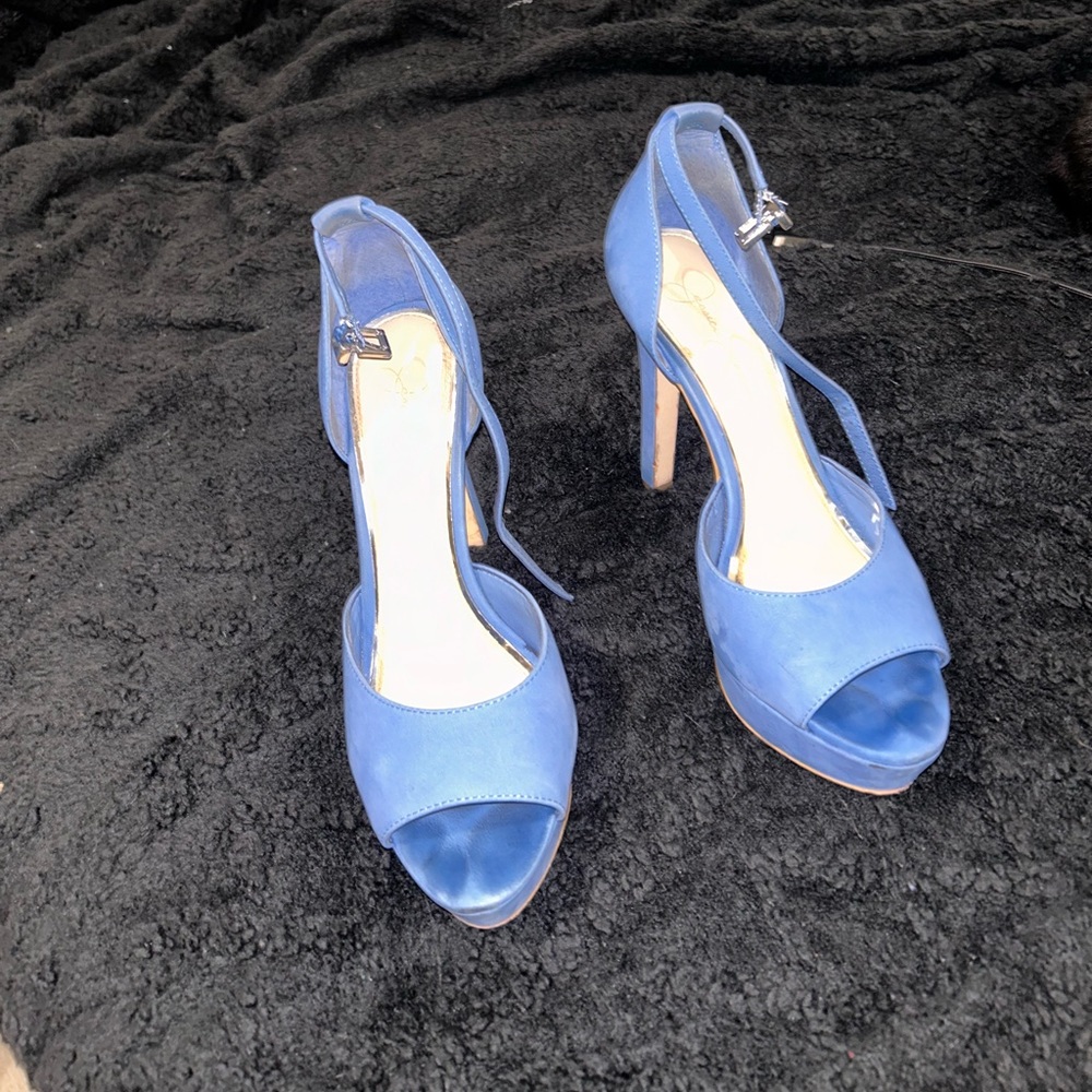 Jessica Simpson heels, size 9M, has some wear on it